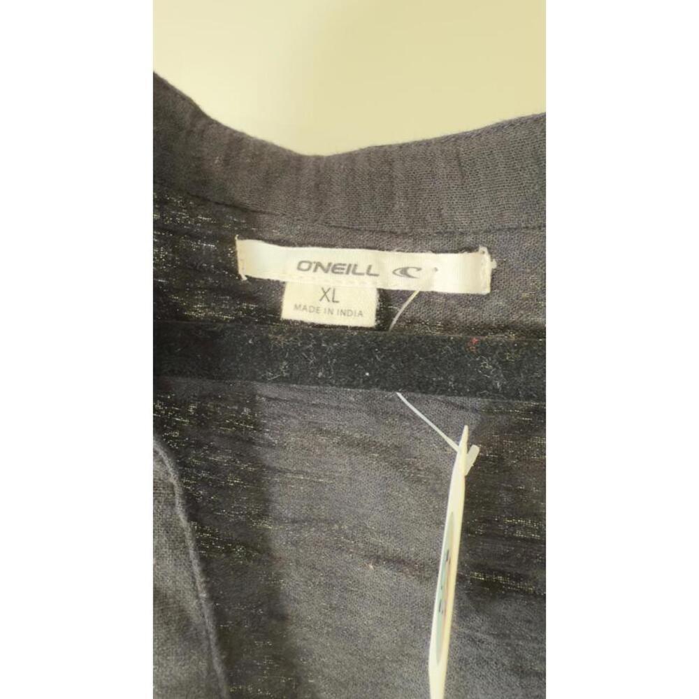 ONEILL Black Crinkled Tunic Shirt - XL - Picture 3 of 3